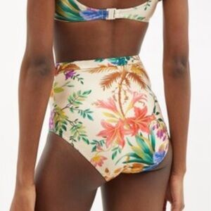 Zimmerman Tropicana High Waist Swim Bottom Belted Size 0 US 4 Multicolor NWT